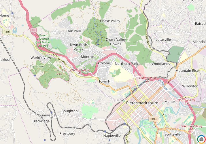 Map location of Athlone